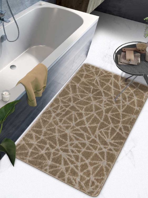 Коврик SHAHINTEX РР 80*120 001 кофе  с молоком 55 S - 3