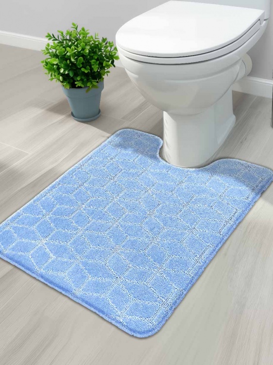 Коврик SHAHINTEX РР 60*80 002 голубой 11 S - 4