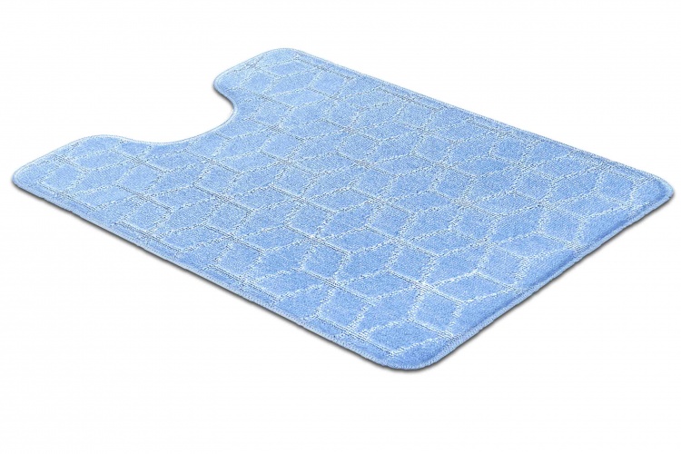 Коврик SHAHINTEX РР 60*80 002 голубой 11 S