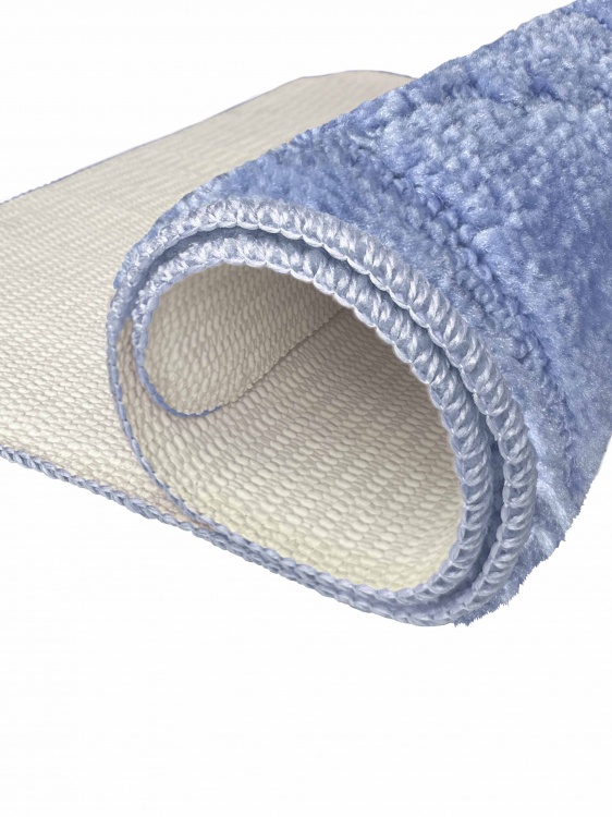 Коврик SHAHINTEX РР 80*120 001 голубой 11 S - 4