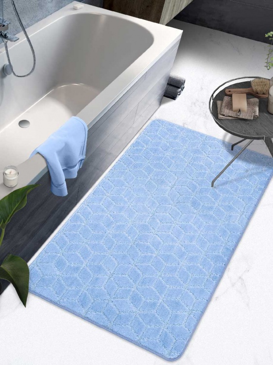 Коврик SHAHINTEX РР 80*120 002 голубой 11 S - 4