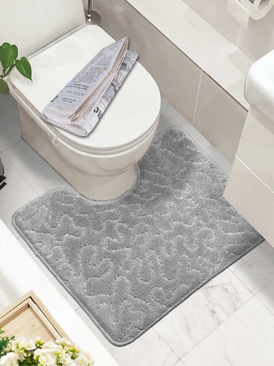 Коврик SHAHINTEX РР 60*50 003 серый 50 S - 4