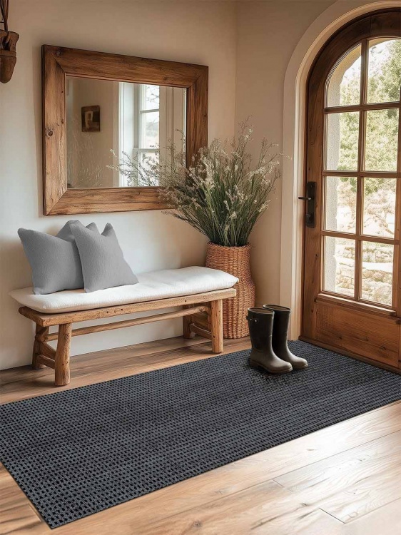 Коврик влаговпитывающий ТВИД ТЭМ 80х200 графит 01 S - 3