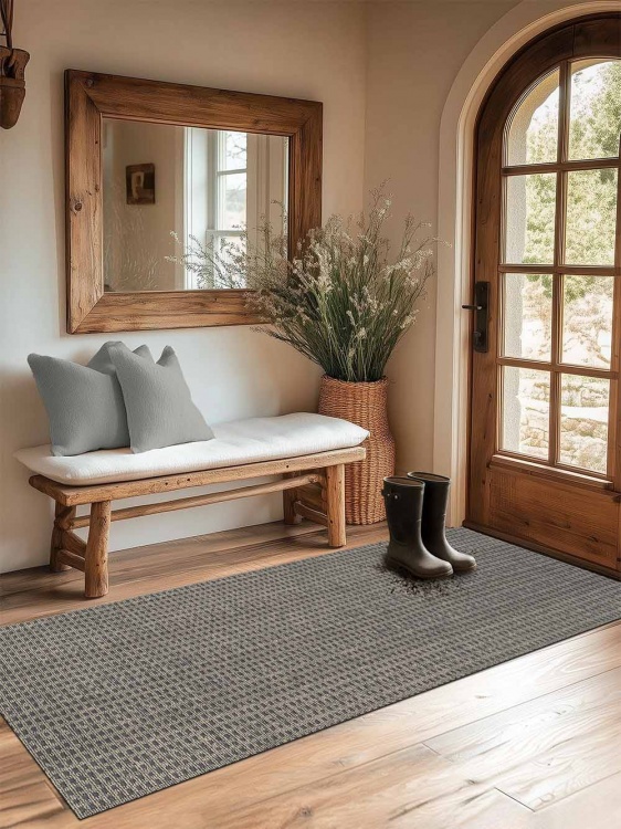 Коврик влаговпитывающий ТВИД ТЭМ 80х200 доской песок 04 S - 2