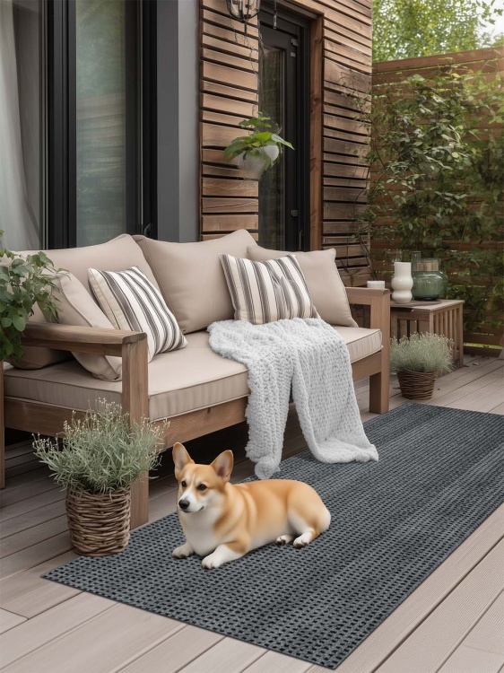 Коврик влаговпитывающий ТВИД ТЭМ 100х200 графит 01 S - 4