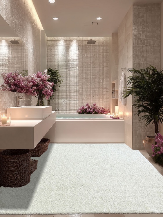 Коврик НАНОХЛОПОК SHAHINTEX 200х300 кремовый 02 S - 2