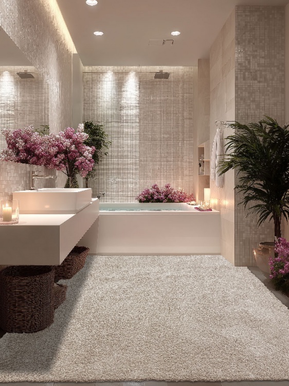 Коврик НАНОХЛОПОК SHAHINTEX 200х300 перламутр 04 S - 2