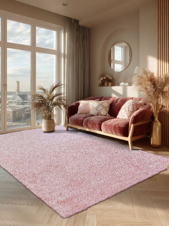 Коврик НАНОХЛОПОК SHAHINTEX 200х300 розовый кварц 08 S - 2