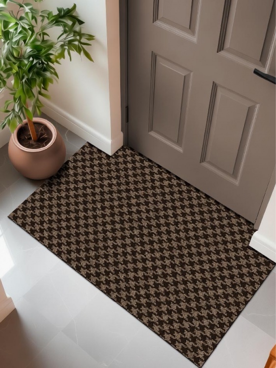 Коврик влаговпитывающий SHAHINTEX Гусиная лапка ТЭМ 50х100 мокко 02 S - 3