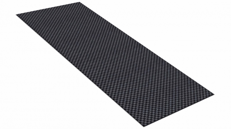 Коврик влаговпитывающий SHAHINTEX Гусиная лапка ТЭМ 80х200 графит 01 S