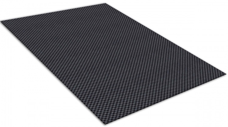 Коврик влаговпитывающий SHAHINTEX Гусиная лапка ТЭМ 200х300 графит 01 S