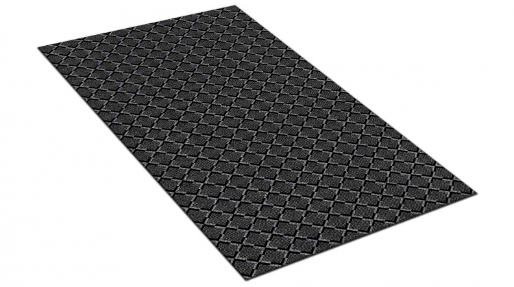 Коврик влаговпитывающий icarpet Каре ТЭМ 50х100 графит 01 S