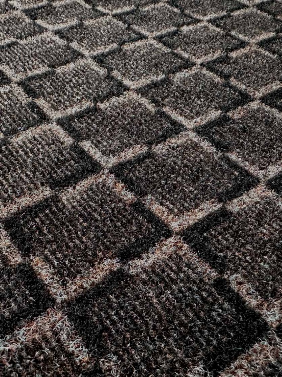 Коврик влаговпитывающий icarpet Каре ТЭМ 50х100 мокко 02 S - 2