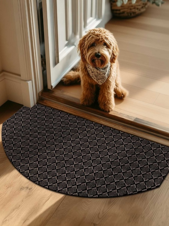 Коврик влаговпитывающий icarpet Каре ТЭМ 50х100 мокко 02 S - 3