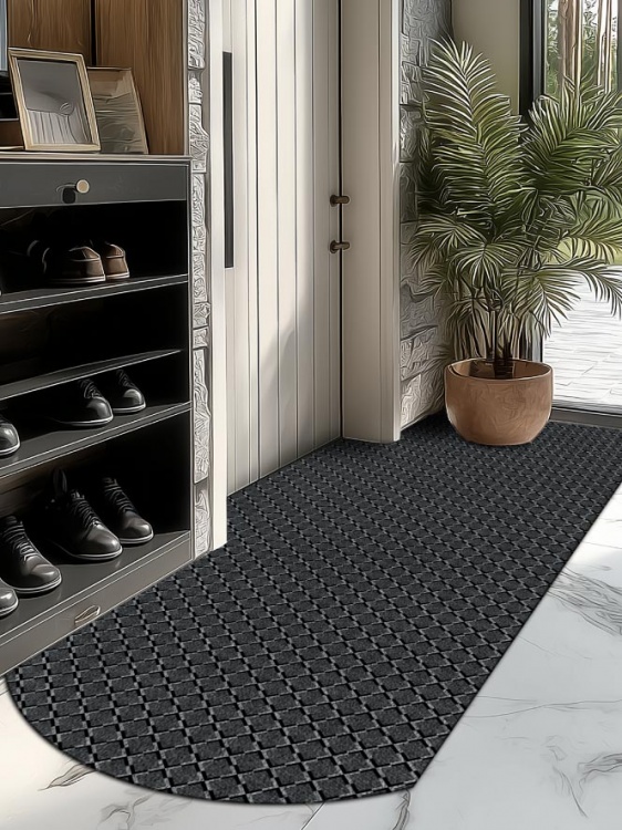 Коврик влаговпитывающий icarpet Каре ТЭМ 80х200 графит 01 S - 3