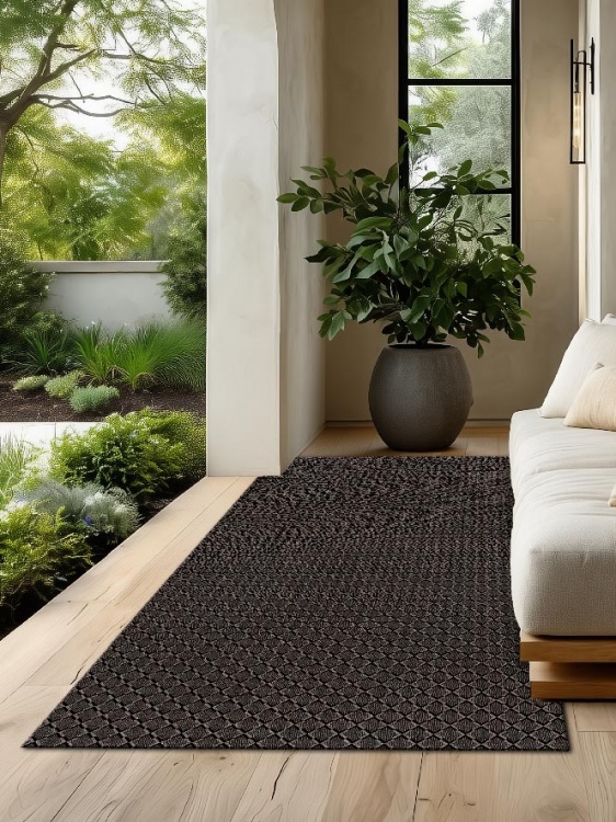 Коврик влаговпитывающий icarpet Каре ТЭМ 100х200 мокко 02 S - 2