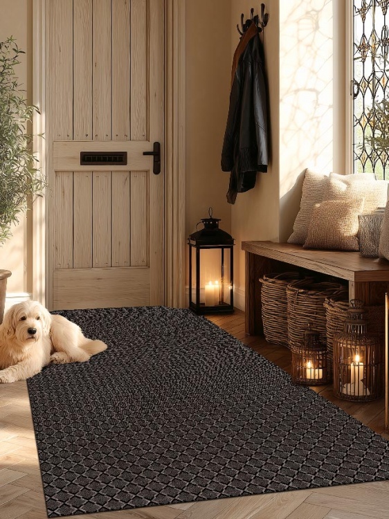 Коврик влаговпитывающий icarpet Каре ТЭМ 100х200 мокко 02 S - 3