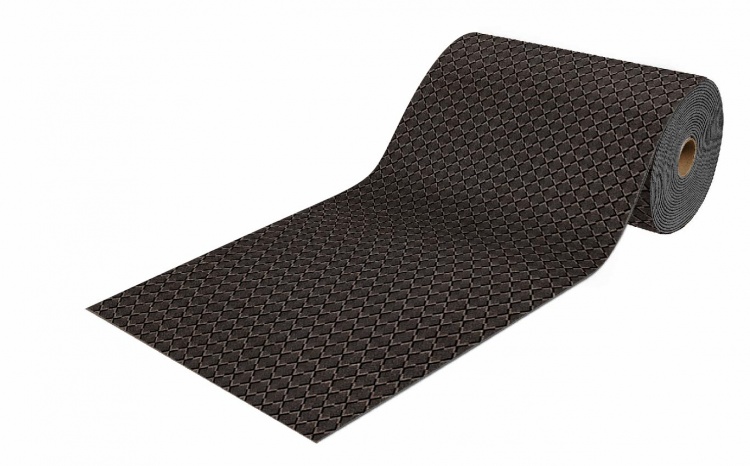 Коврик-дорожка влаговпитывающий icarpet Каре ТЭМ 80х1500 мокко 02